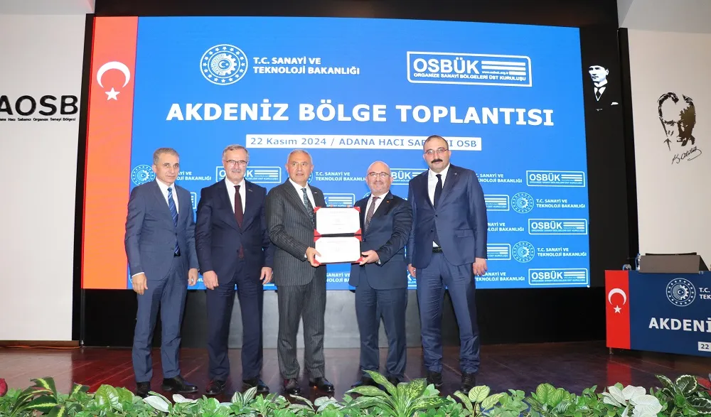 AOSB’YE “YEŞİL OSB” BELGESİ