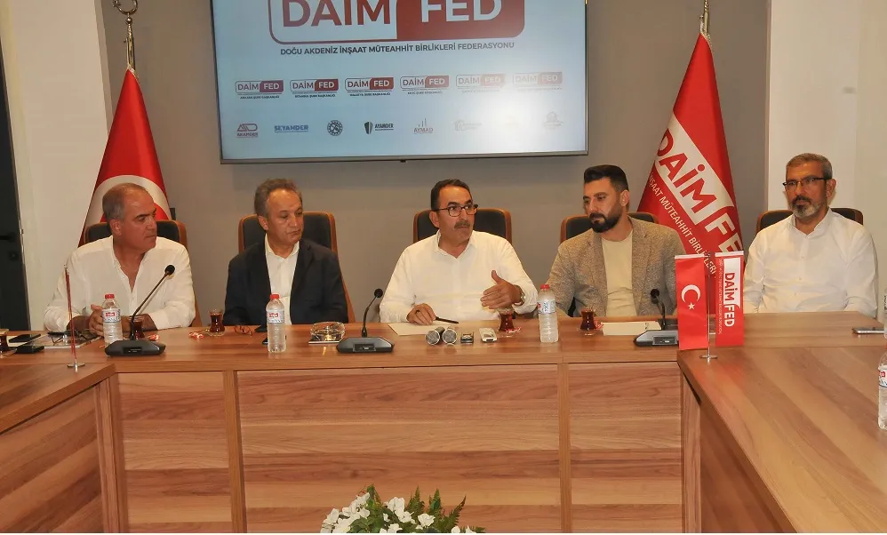 AKP’Lİ ABDULLAH DOĞRU ’DAN MÜTEAHHİTLERE ZİYARET