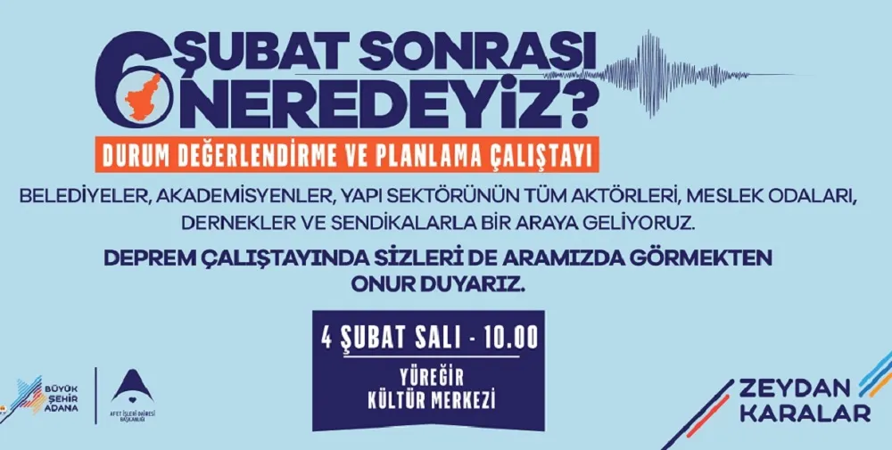 BÜYÜKŞEHİR’DEN DEPREM ÇALIŞTAYI