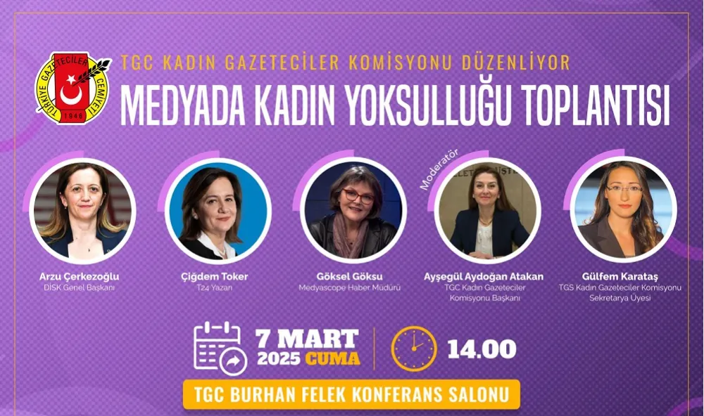 TGC’DEN “MEDYADA KADIN YOKSULLUĞU”PANELİ