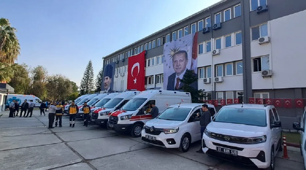 ADANA İL SAĞLIK MÜDÜRLÜĞÜ’NE 17 YENİ ARAÇ