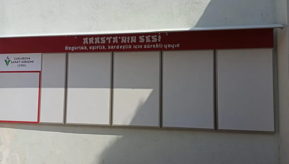 ADANA’NIN İLK DUVAR GAZETESİ