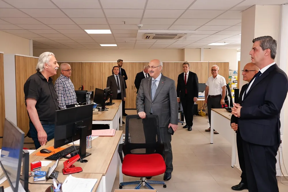 VALİ KÖŞGER’DEN DEFTERDARLIĞA ZİYARET