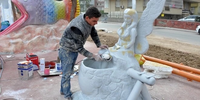 Masal kahramanları bu parkta