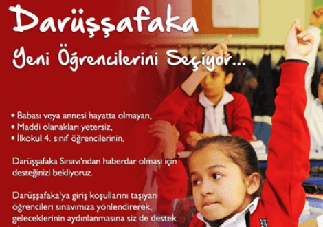 Darüşşafaka Sınavı 1 Haziran’da