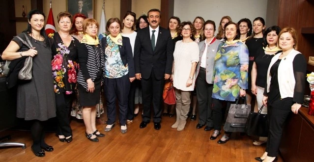 CHP’li Başkanın Avrupalı Ziyaretçileri