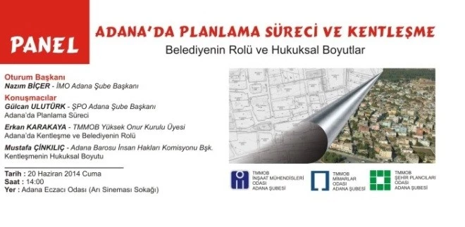 Adana’da Planlama Süreci Ve Kentleşme Paneli