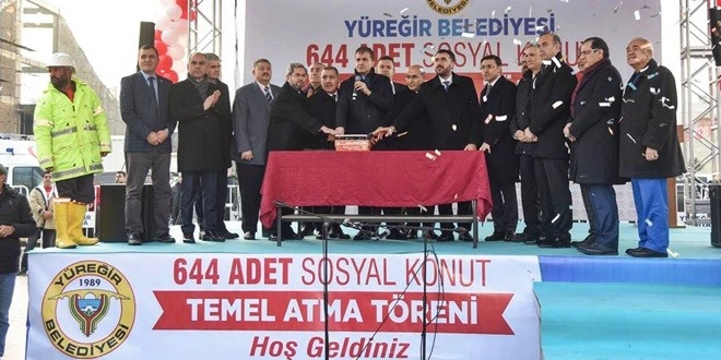 ÇELİK, 644 SOSYAL KONUTUN TEMELİNİ ATTI