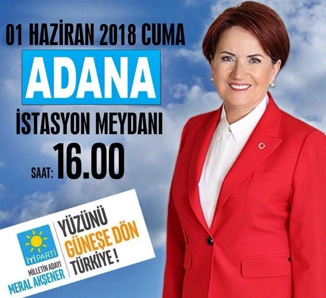 AKŞENER 1 HAZİRAN’DA ADANA’DA