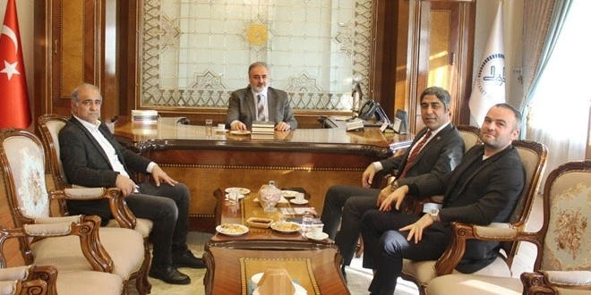 BARO BAŞKANI KÜÇÜK’TEN MÜFTÜ  ZİYARETİ