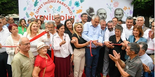 İNÖNÜ PARKI YENİLENDİ