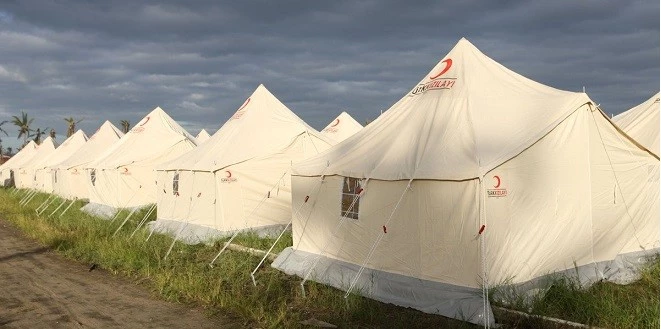 AFET ÇADIRLARI YANGINA DAYANIKLI MALZEMEDEN ÜRETİLMELİ!