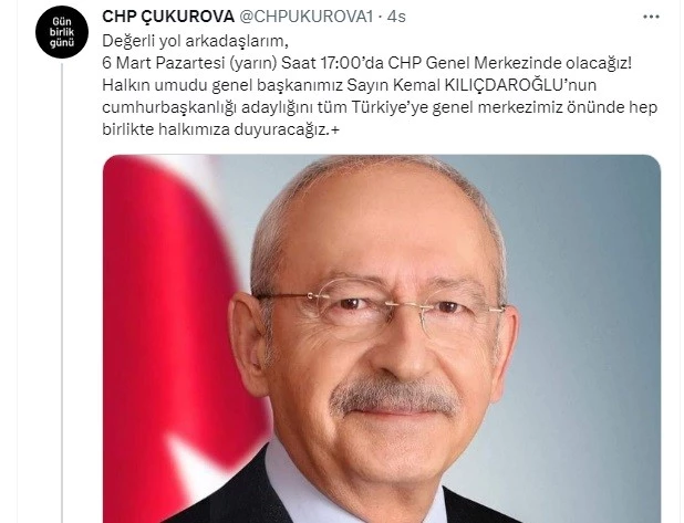 CHP’DE KILIÇDAROĞLU HAZIRLIĞI