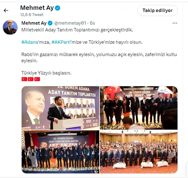 AK PARTİ ADANA MİLLETVEKİLİ ADAYLARINI TANITTI