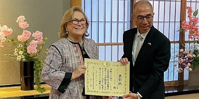 GÜLER SABANCI’YA JAPONYA BÜYÜKELÇİSİ ÖDÜLÜ