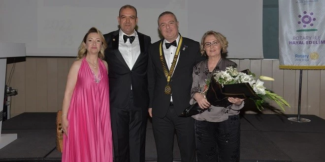 TEPEBAĞ ROTARY KULÜBÜ’NDE BAŞKANLIK SERHAN SERİN’DE