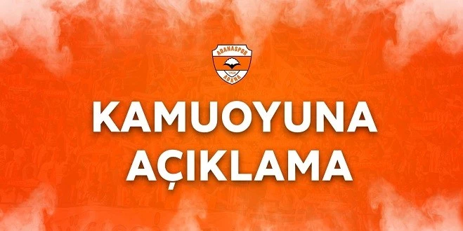 ADANASPOR’DAN 