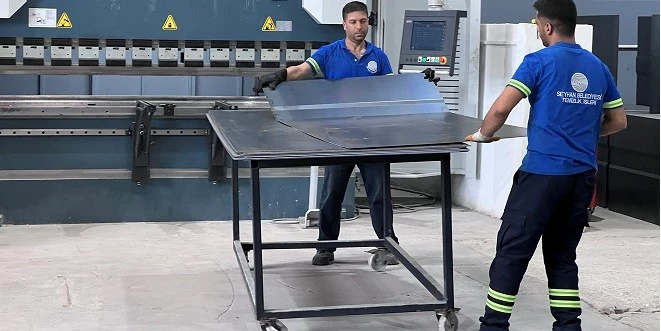 SEYHAN ÇÖP KONTEYNIRLARI KENDİ ÜRETİYOR