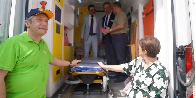 BALCALI HASTANESİNE TAM DONANIMLI AMBULANS 