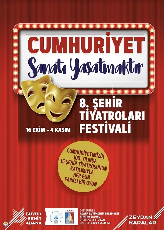 ABB 8. ŞEHİR TİYATROLARI FESTİVALİ BAŞLIYOR