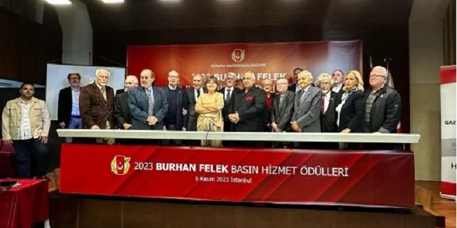 2023 BURHAN FELEK BASIN HİZMET ÖDÜLLERİ SAHİPLERİNİ BULDU