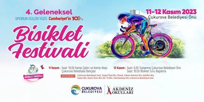 ÇUKUROVA’DA BİSİKLET FESTİVALİ