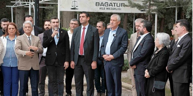 CHP EGE BAĞATUR’U 33. ALÜM YILDÖNÜMÜNDE UNUTMADI