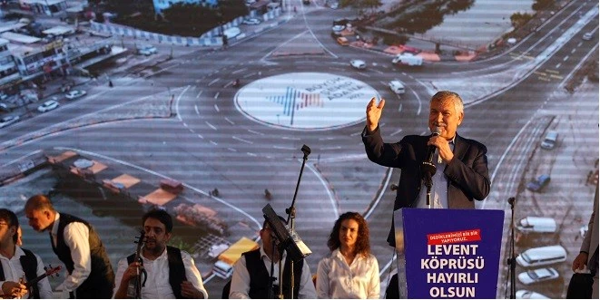 LEVENT KÖPRÜSÜ HİZMETE GİRDİ