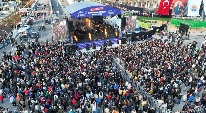 TÜRKMENBAŞI ALT GEÇİDİ KONSERLE AÇILDI